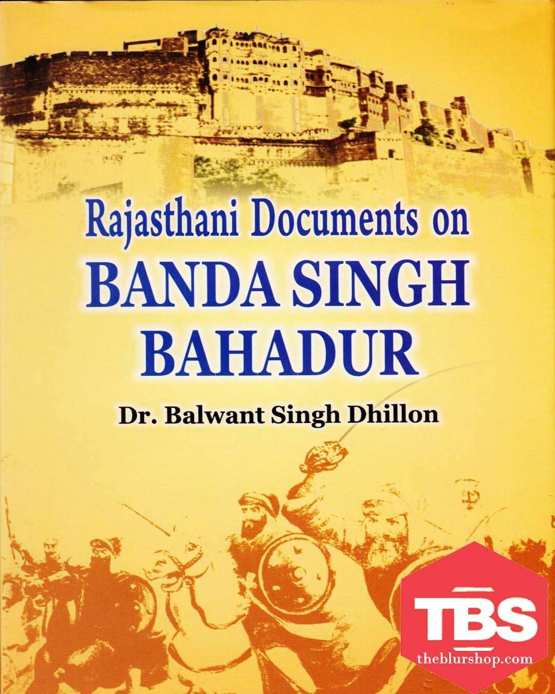 Rajasthani Documents on Banda Singh Bahadur