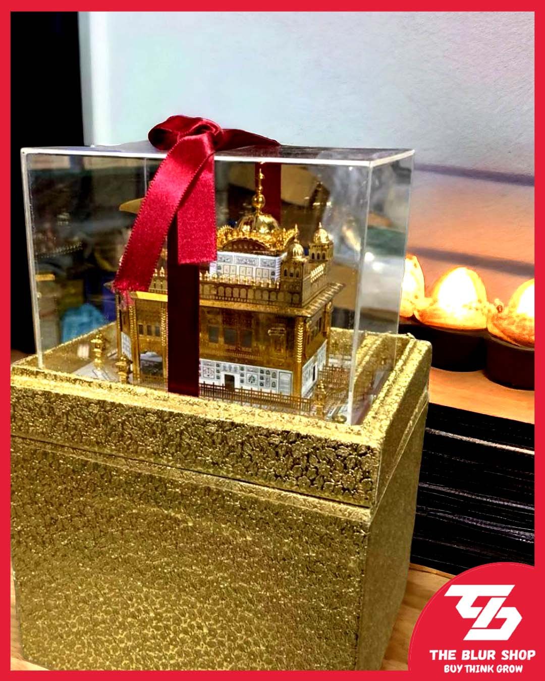 Golden Temple Replica 24K Gold Plated (5x7)