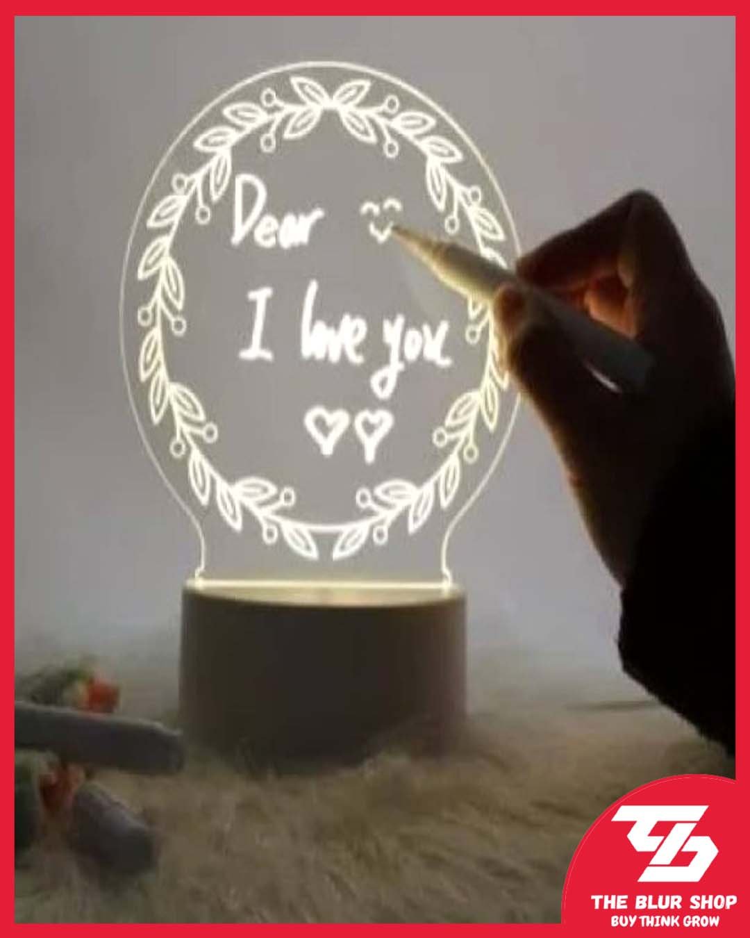 3D LED Creative Painting Mirror