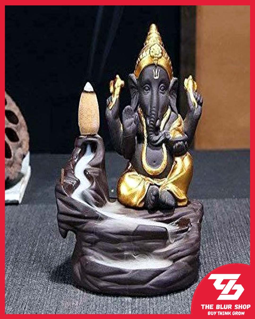 Lord Ganesh Smoke Fountain with Free Smoke Cones