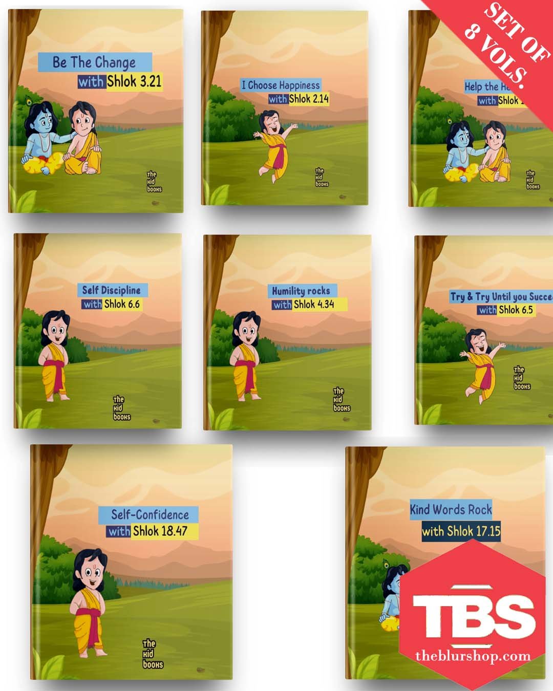 Shloks Set of 8 For Kids