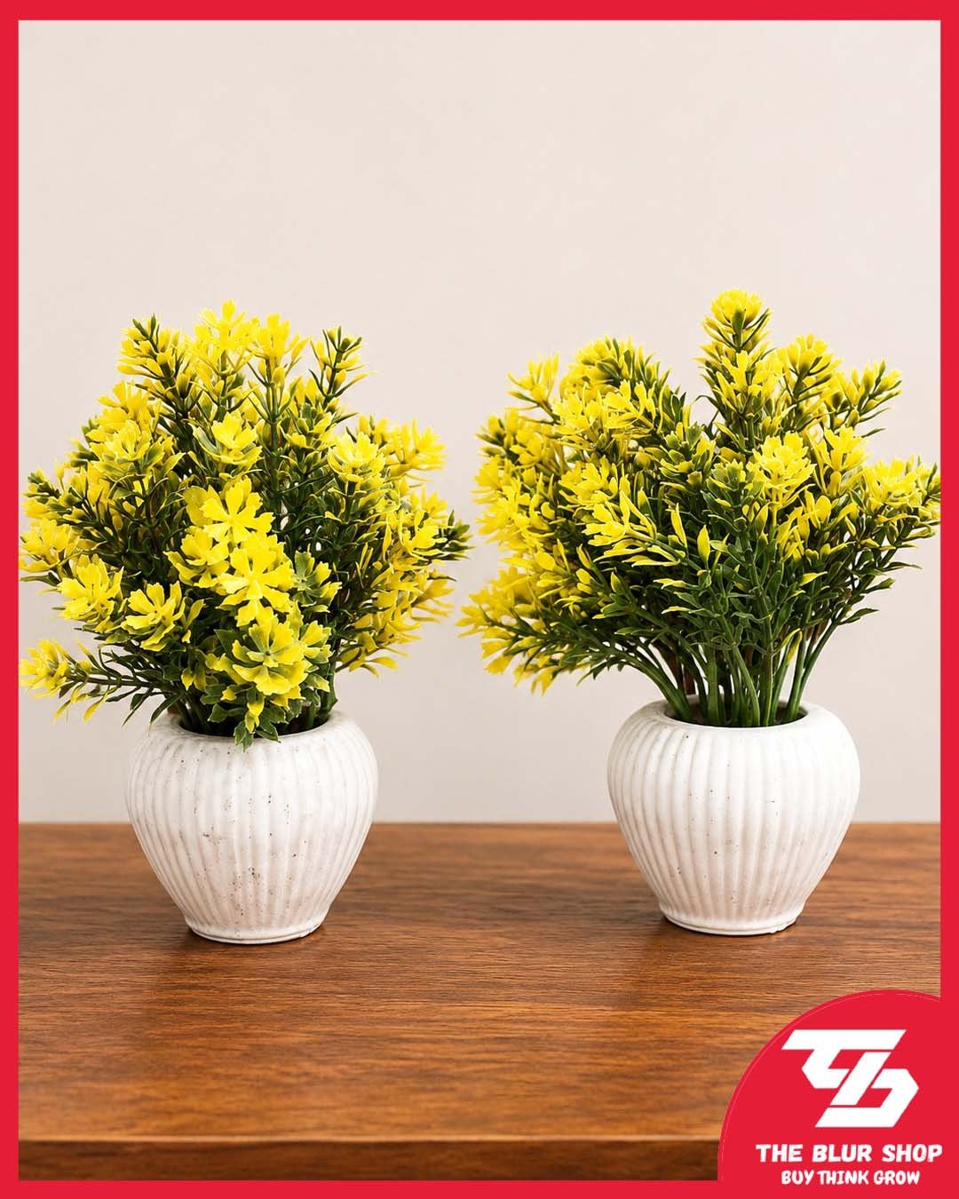 Mini Yellow Blossom Pot 2 Piece