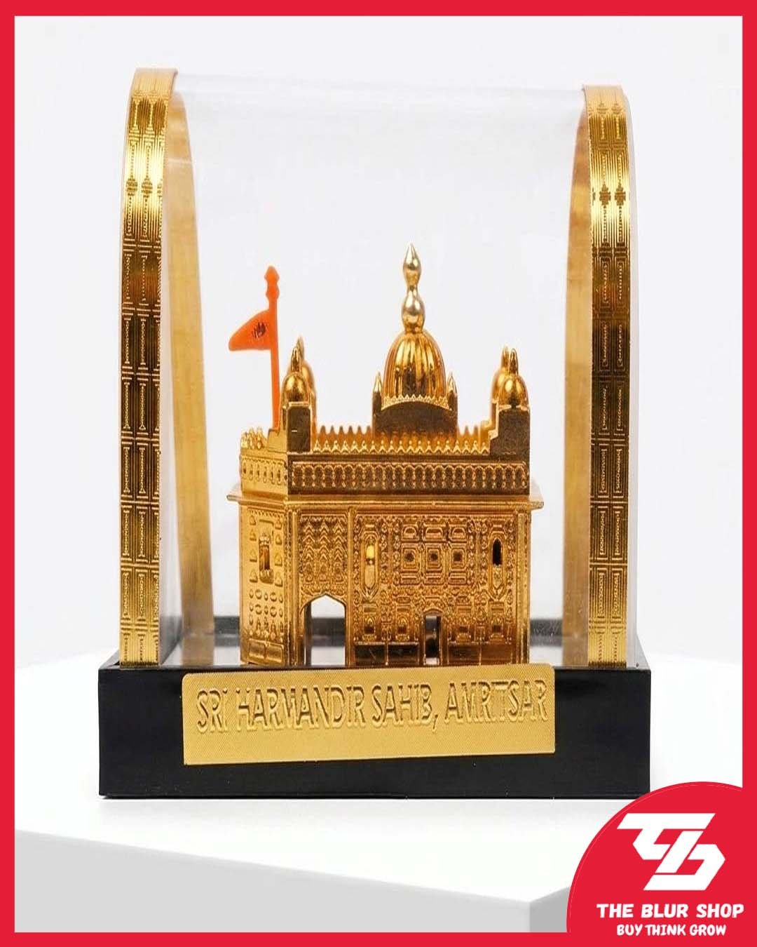 Sri Harmandir Sahib Amritsar Golden Temple ,Miniature Replica,Gold Finish