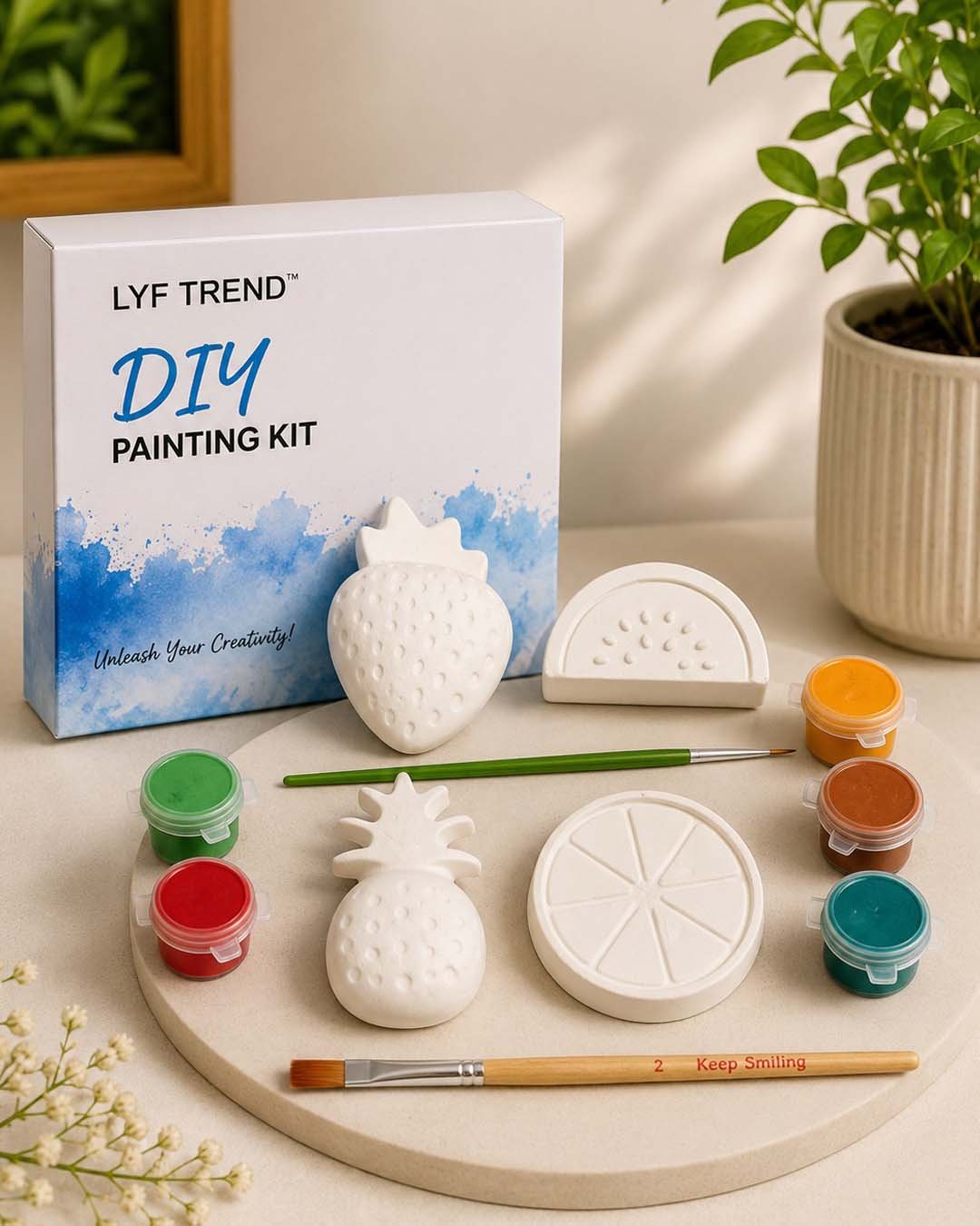 LYF Trend Fruity Fun DIY Painting Kit (4PC SET)