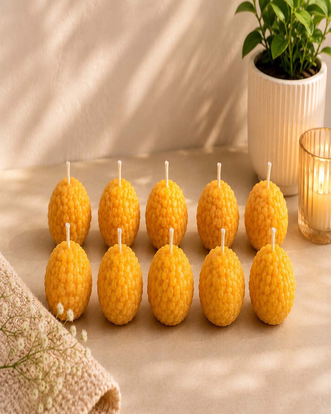 LYF Trend Laddu Glow Candles – 10 Piece Set