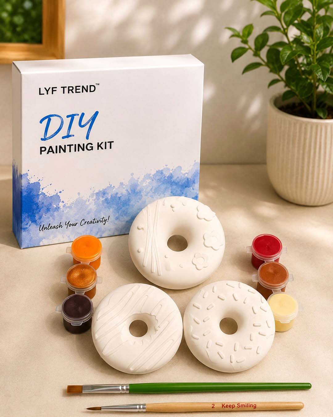 LYF Trend Sweet Donuts DIY Painting Kit (3PC SET