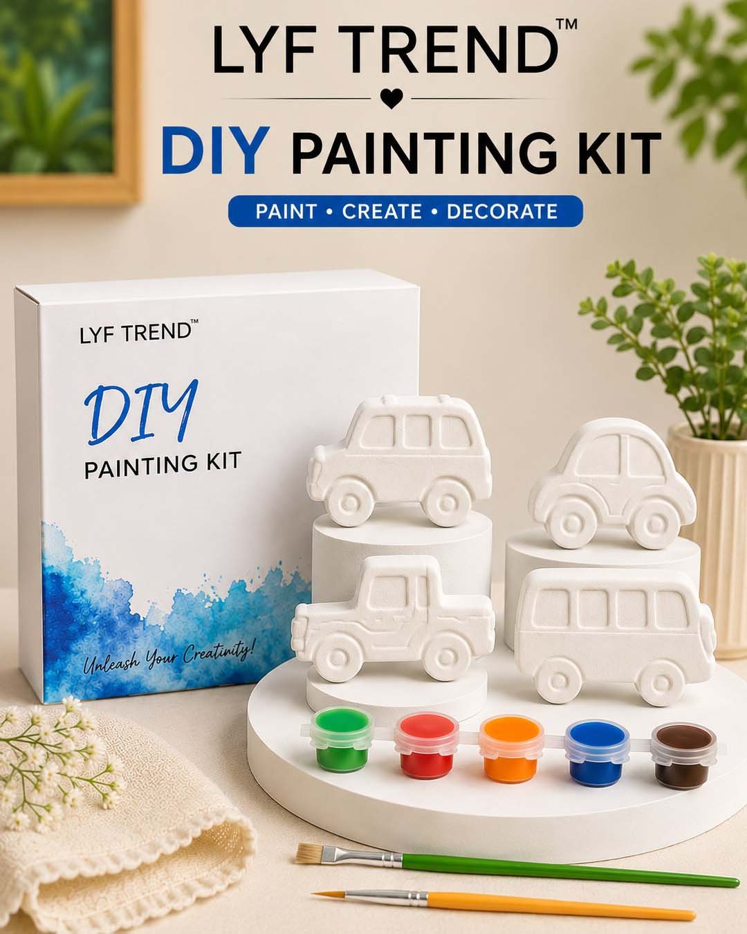 LYF Trend Vehicle Adventure DIY Painting Kit (4PC SET)